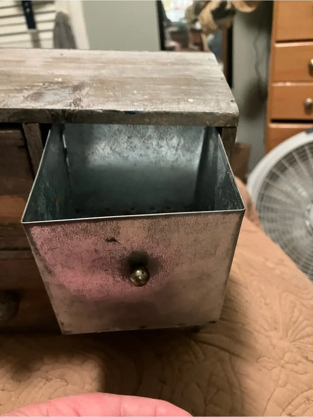 Desk Top Organizer With a Rustic Design